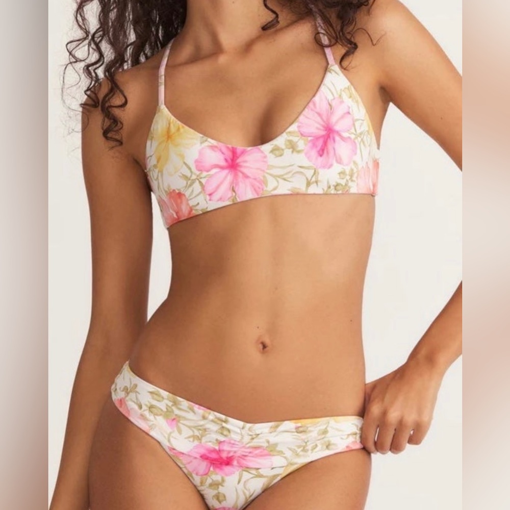 Loveshackfancy x Hurley bikini top